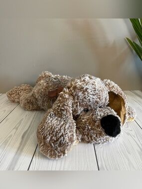Large 25” Plush Beige Dog/Puppy - Soft Cuddly Plush